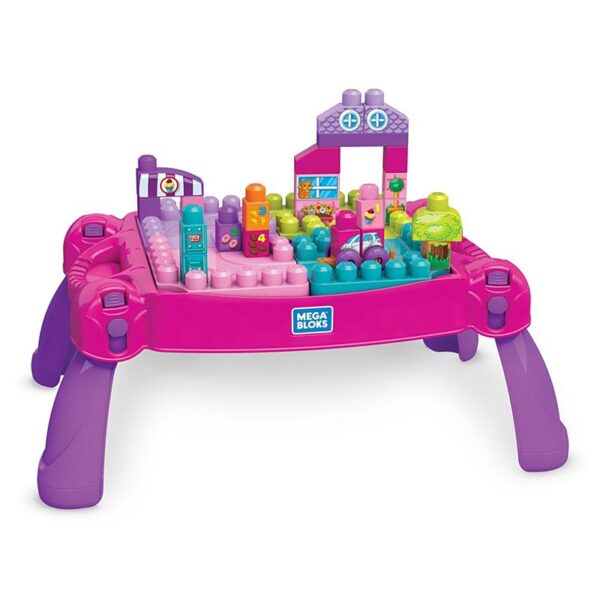 Mega Bloks FFG22 Spiel und Lerntisch Pink – Bild 2
