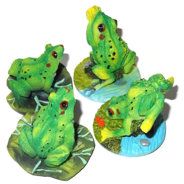 Frosch Figur aus Polyresin