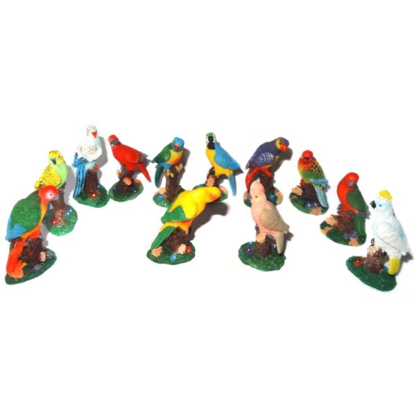 Vogel Figuren aus Polyresin