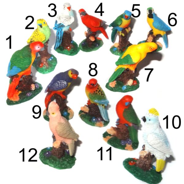 Vogel Figuren aus Polyresin – Bild 2