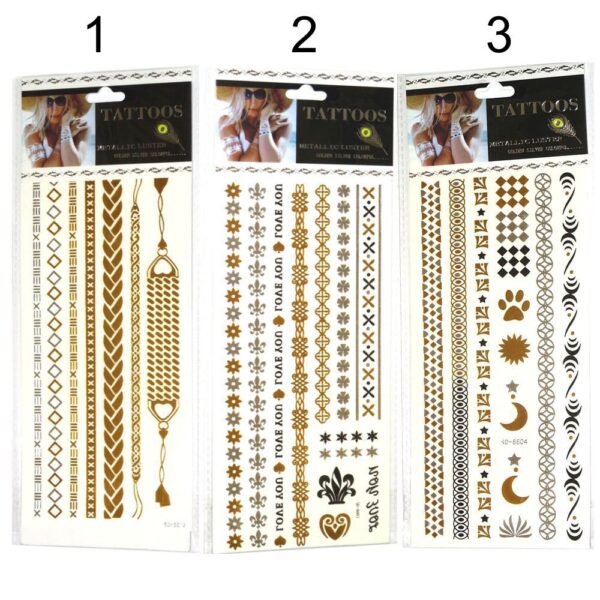 Temporary Tattoo Metallic – Bild 2