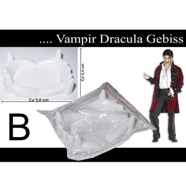 Vampir Dracula Gebiss – Bild 3