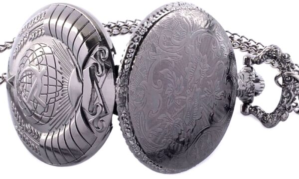 Taschenuhr mit Kette – Bild 3