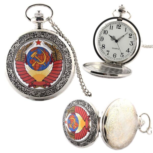 Taschenuhr mit Kette – Bild 2