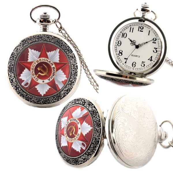 Taschenuhr mit Kette – Bild 2