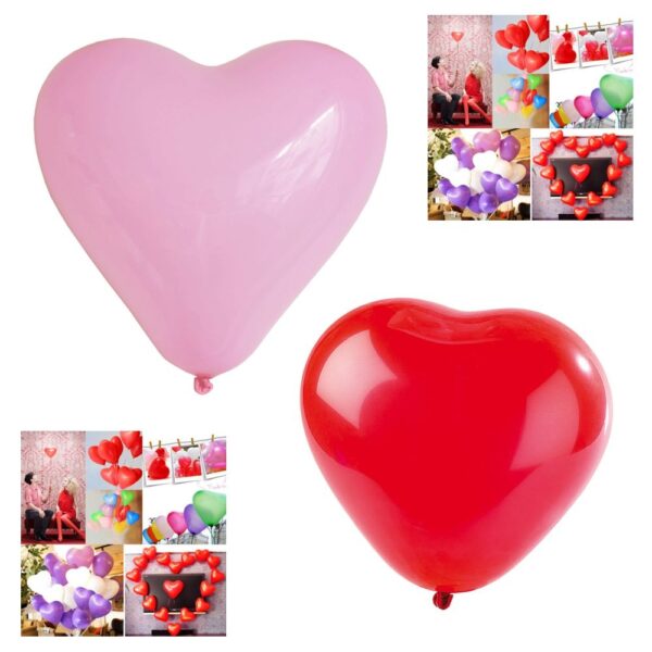 Luftballons in Herzform 10er-Pack