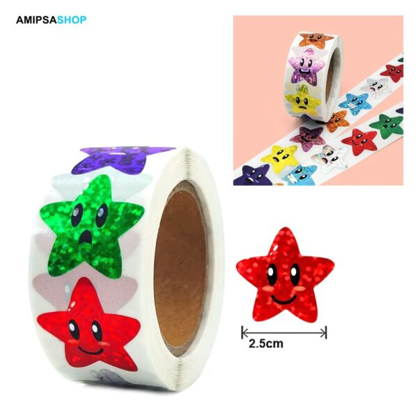 Aufkleber Rolle mit 500 Stickers