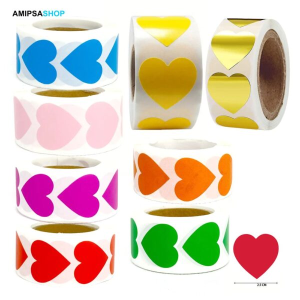 Aufkleber Rolle mit 500 Stickers