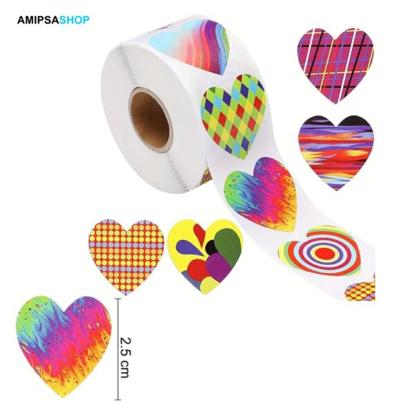 Aufkleber Rolle mit 500 Stickers