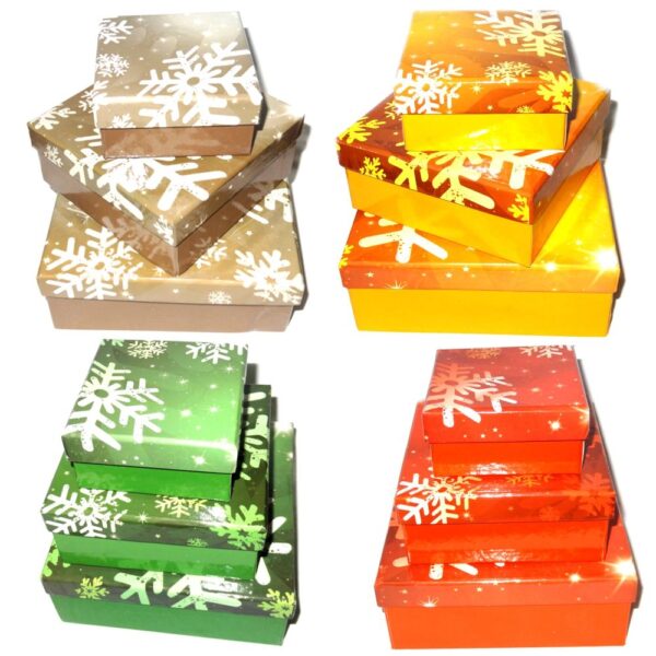 Geschenkkarton 3er set