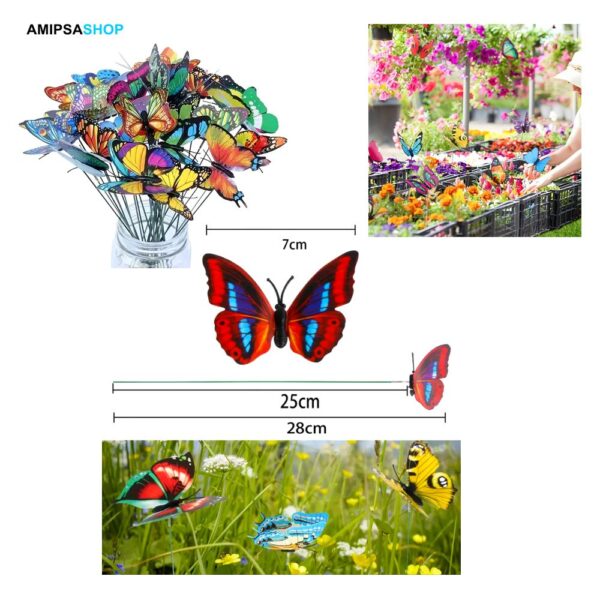Blumenstecker Gartenstecker Schmetterling