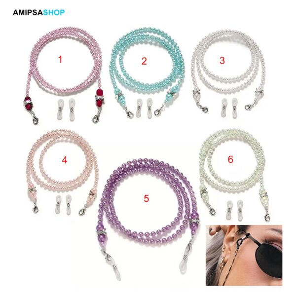 Brillenkette Anti Rutsch Perlen