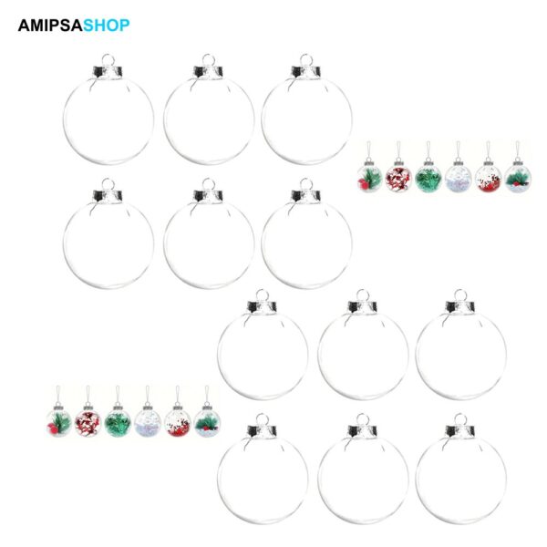 Christbaumkugeln Glaskugeln 3cm 12Stk  Transparente leer