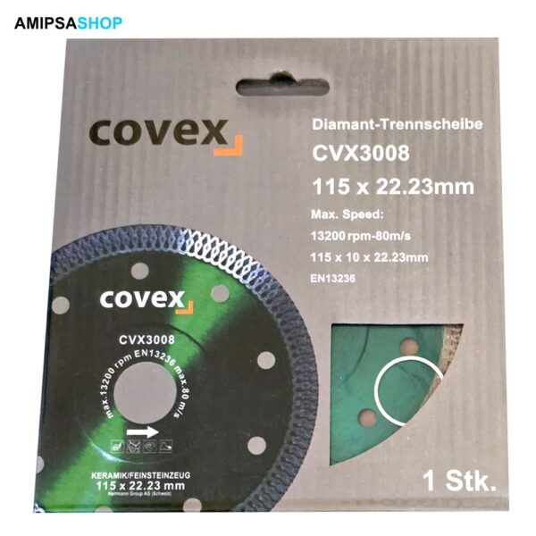 Diamant Trennscheibe 115mm Covex