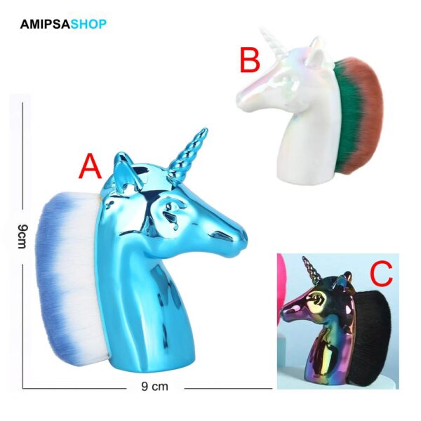 Einhorn Staubpinsel Nail art Pinsel