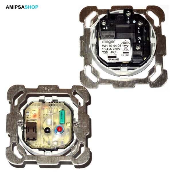Einsatz zu UP Raumthermostat Hager Befestigungsplatte