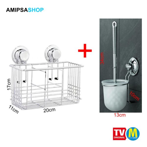 EverLoc Vacuum System Allzweckkorb und Toilettenbürste