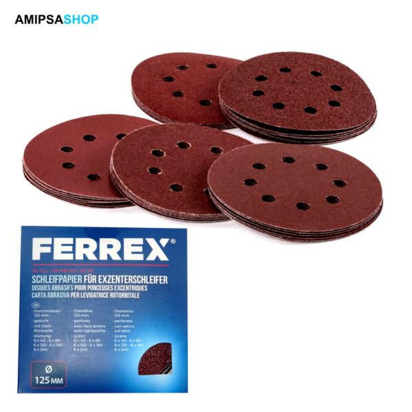 FERREX Schleifpapier Für Exzenterschleifer