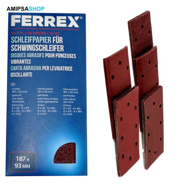 FERREX Schleifpapier Für Schwingschleifer