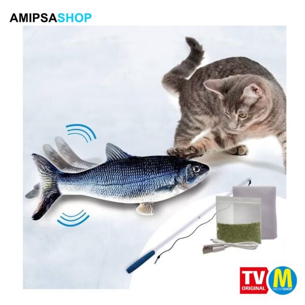 Flippity Fish interaktives Katzenspielzeug