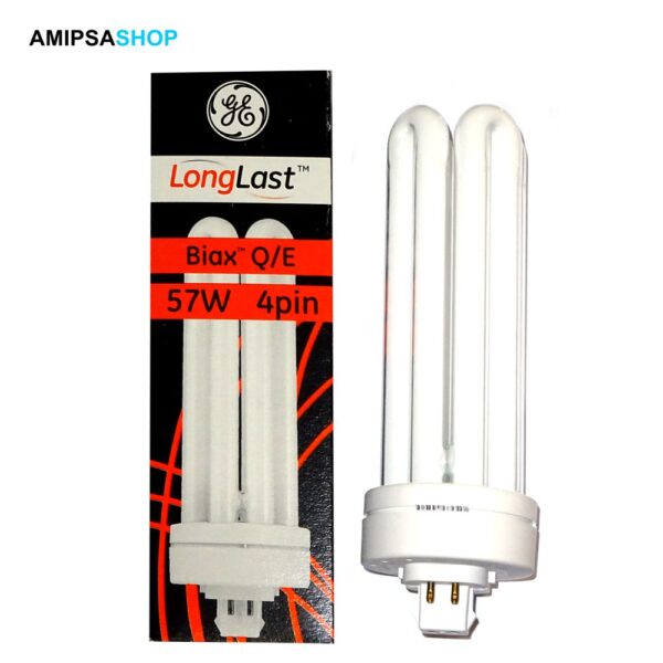 GE LIGHTING BIAX Q E in 57W 830 A 4P LL LongLast