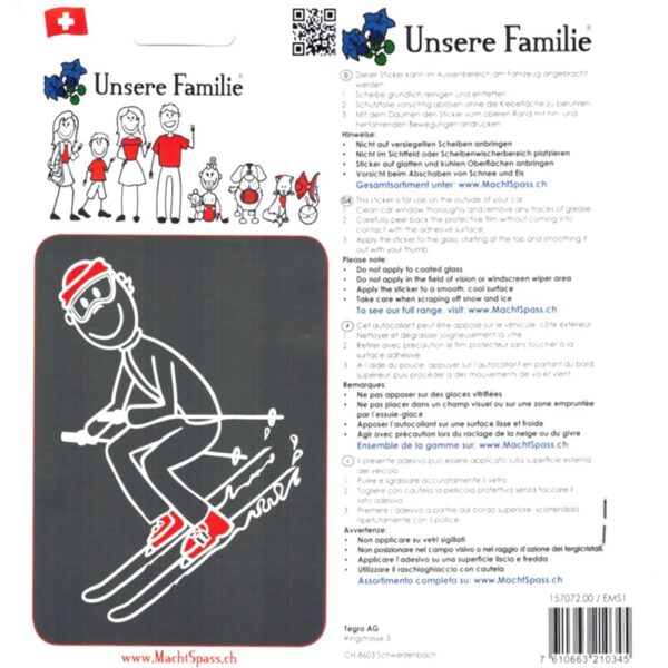 Autoaufkleber Unsere Familie