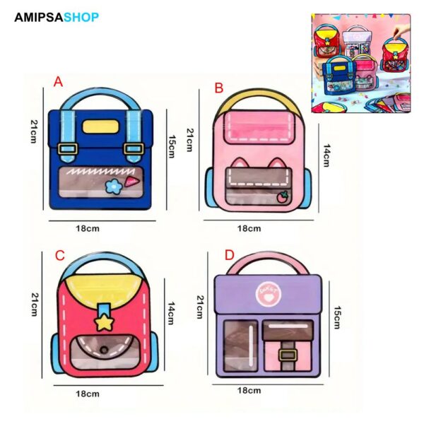 Geschenktasche mit Griffen PVC Geburtstag Kinder