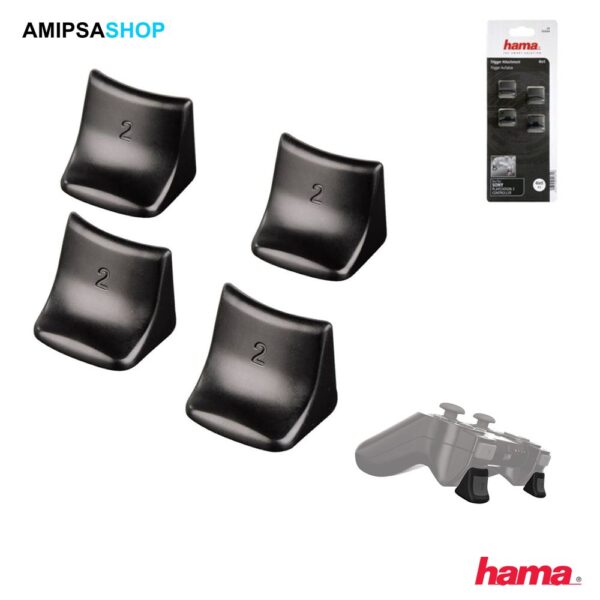 Hama 00051844 Trigger-Aufsätze 4x PS3 für Sony