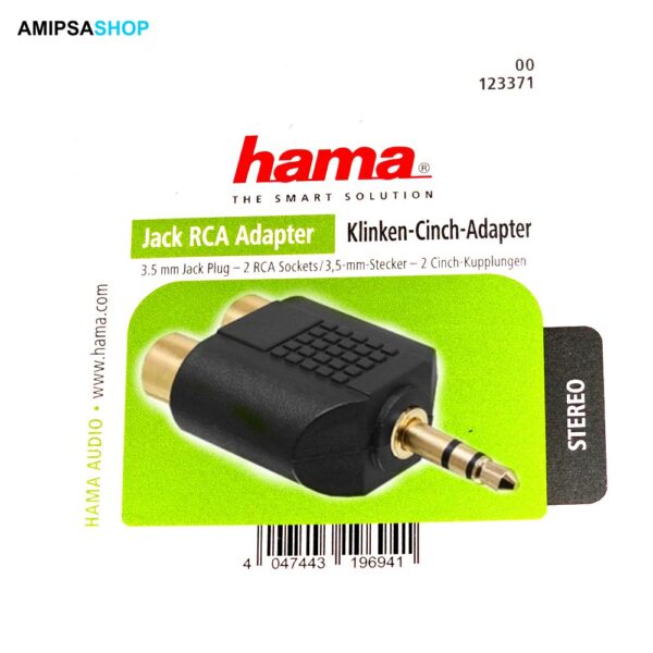 Hama 00123371 Klinken Cinch Adapter