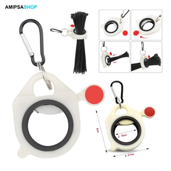 Kabelbinder Organizer mit Karabiner