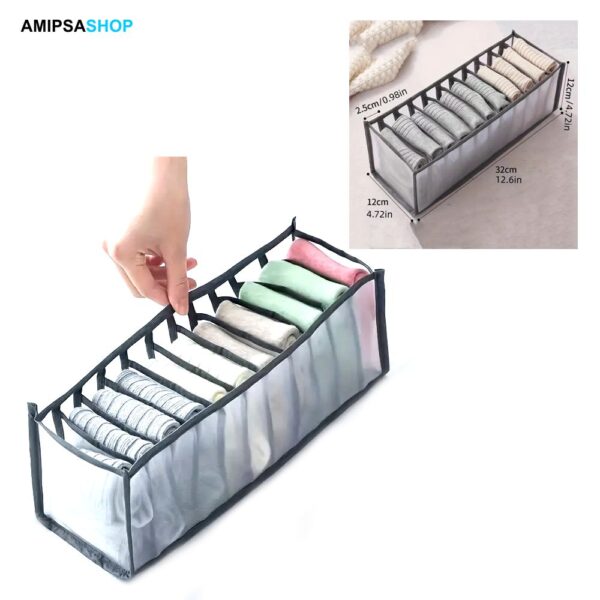 Kleiderschrank Organizer 32 x 12 x 12 cm 11 Fach