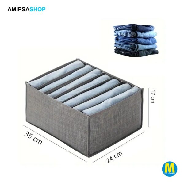 Kleiderschrank Organizer 35 x 24 x 17cm 7 Fach