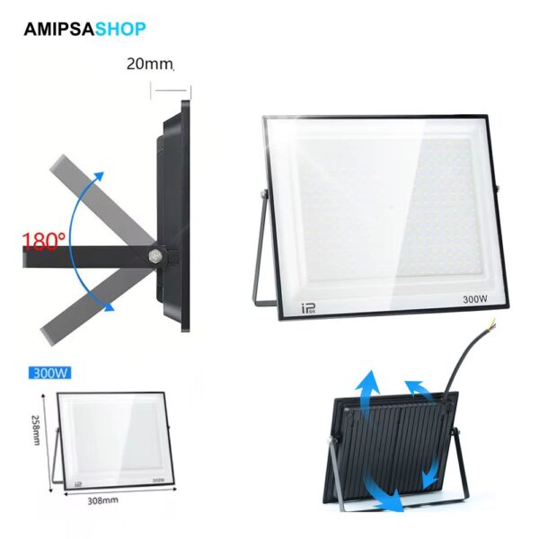LED Flutlicht Aussen Kaltweiss 175-265V 300W