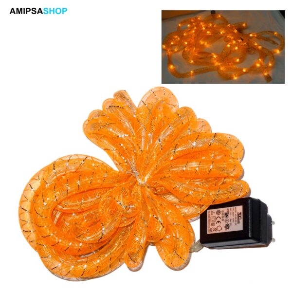 Lichtschlauch 72 LEDs Orange 6m Organza