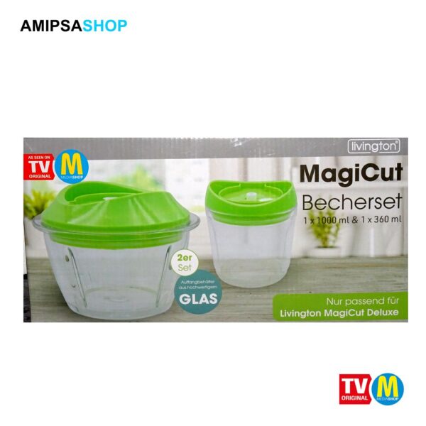 Livington MagiCut Behälter Set Glas