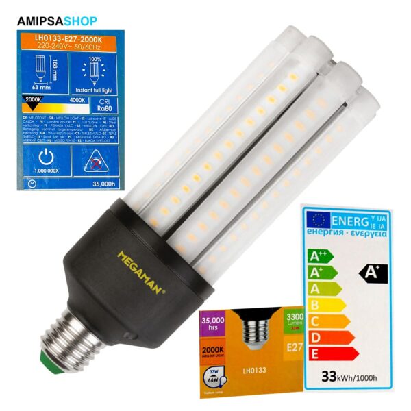 Megaman LED Clusterlite E27 33W 3300lm 2000K (MM60830)