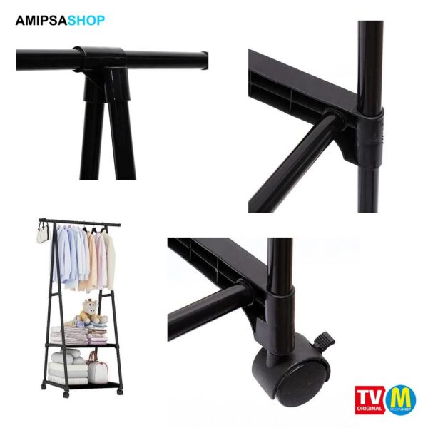 Mobile Kleider Ablage