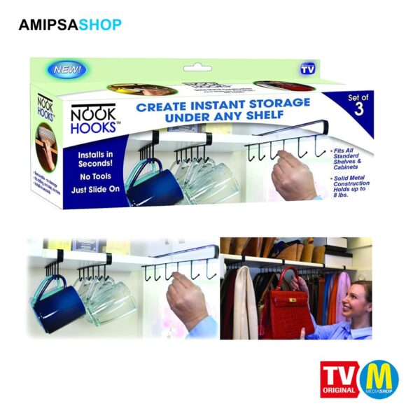 Nook Hooks 3er Pack