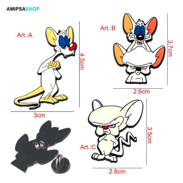 Pinky und der Brain Pin Anstecker