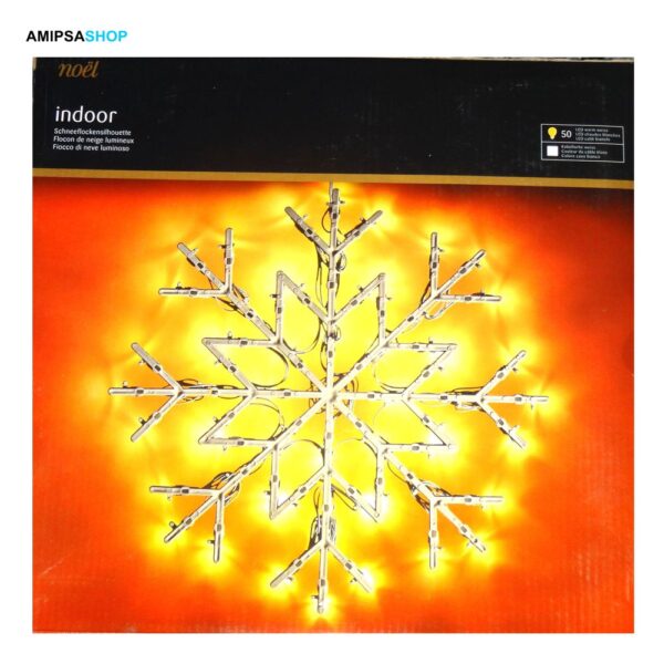 Schneeflocke 50 LED 33 x 33 cm
