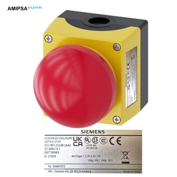 Siemens 3SU1801-2NG00-2AA2 Gehäuse IP66 IP67 IP69
