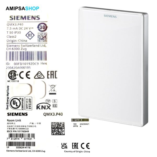 Siemens QMX3.P40 S55624-H116