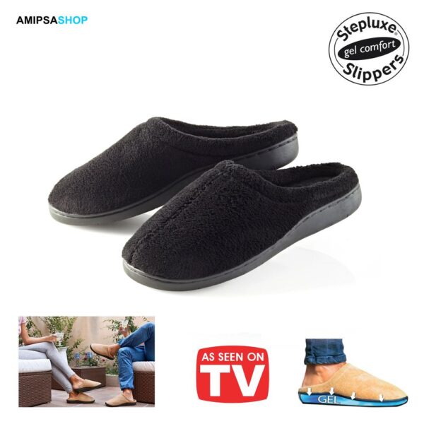 Stepluxe Slippers schwarz