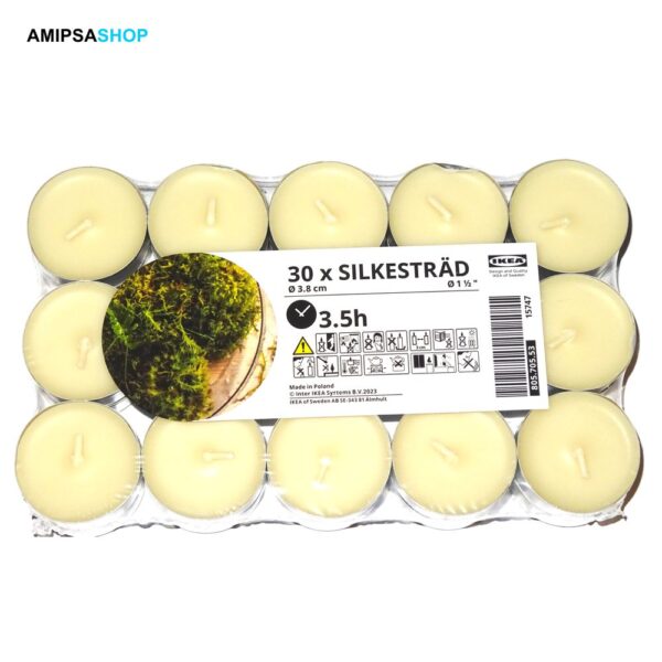 Teelichter duftend 3.5 Std Silkesträd 30er