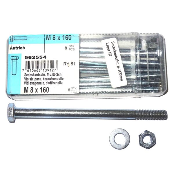 Sechskantschraube M8 x 160mm
