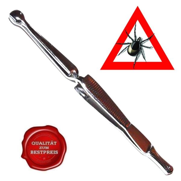 Zeckenzange aus Metall