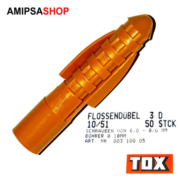 Flossendübel 3 D 10-51 50 stück