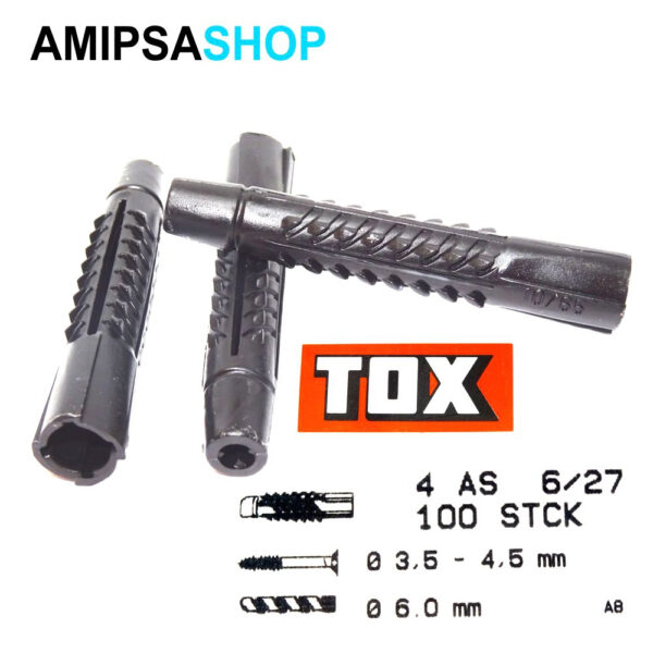 TOX Dübel 4 AS 6x27 100 stück