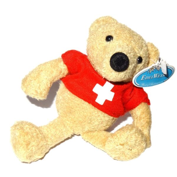 Bär Schweizer Flagge
