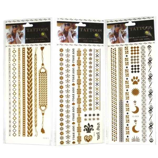 Temporary Tattoo Metallic